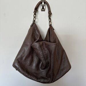 Vintage Brown Leather Bag